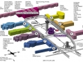 plan aéroport de Los Angeles
